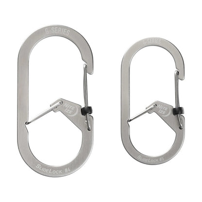 Nite Ize G-Series SlideLock Dual Chamber Carabiner Stainless Steel