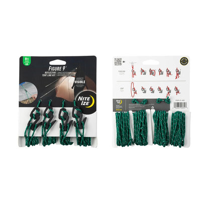 Nite Ize Figure 9® Tent Line Kit Green Reflective