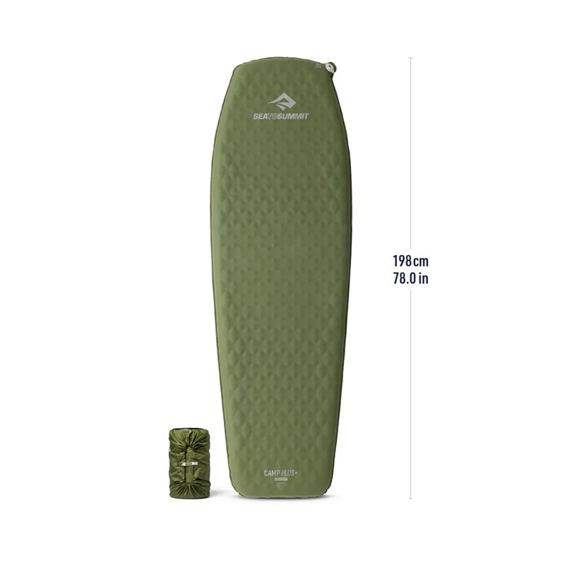 Sea To Summit Camp Plus Self Inflating Mat - Large - Cypress
