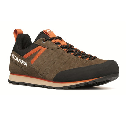 Scarpa Crux 2 Mens Shoe Caribou / Rust Orange