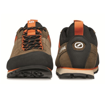 Scarpa Crux 2 Mens Shoe Caribou / Rust Orange