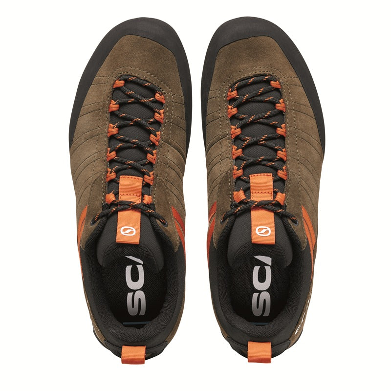 Scarpa Crux 2 Mens Shoe Caribou / Rust Orange