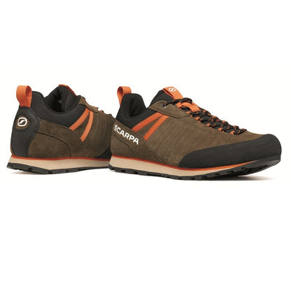 Scarpa Crux 2 Mens Shoe Caribou / Rust Orange